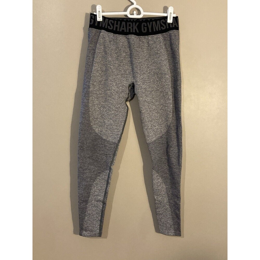 GYMSHARK Womens Gray Flex Tight Leggings Large GLLG3904